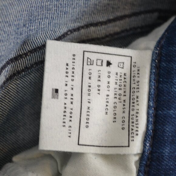 AYR The Chiller Skinny Ankle Stretch High Rise Womens 27/28 Blue 5 Pocket Jeans - Picture 7 of 9